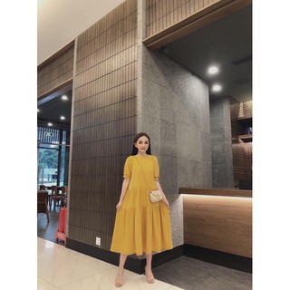 [Bầu xinh] VÁY BẦU ĐẸP SUÔNG CHÂT ĐŨI MÁT 45-67kg - Mẹ bầu thêm xinh