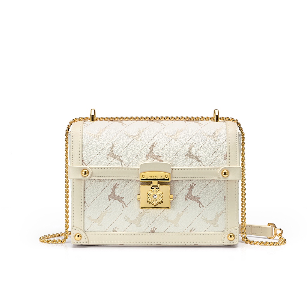 Túi đeo chéo nữ đẹp Nucelle thời trang charm hoa tuyết ViAnh Store 1172024