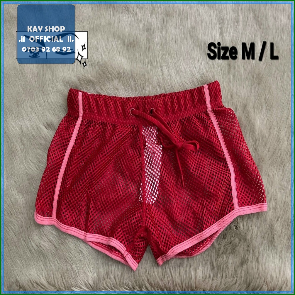 Quần short lưới sexy nam giới - Quần đùi nam gợi cảm