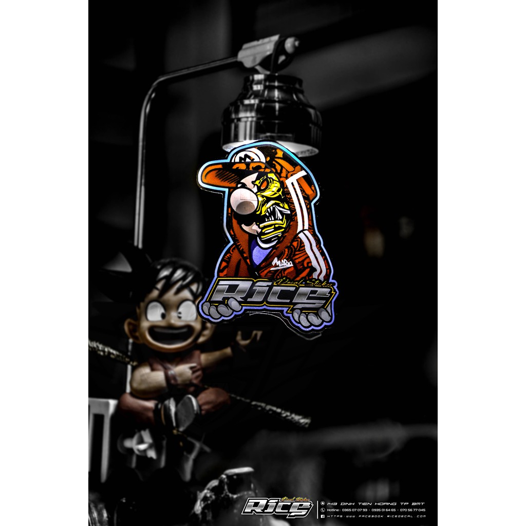 LOGO RICE STICKER DECAL COMBO