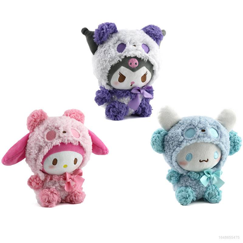 SANRIO Búp Bê Nhồi Bông Hình Cinnamoroll Kuromi MyMelody Làm Quà Tặng Cho Bé