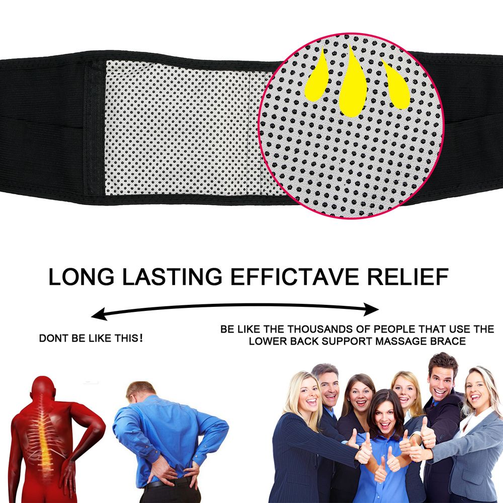 Đai Thắt Lưng Từ Tính Hỗ Trợ Điều Chỉnh Tư Thế Giảm Đau Dành Cho Unisex