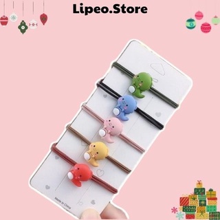 Dây buộc tóc hình khủng long nhỏ siêu cute