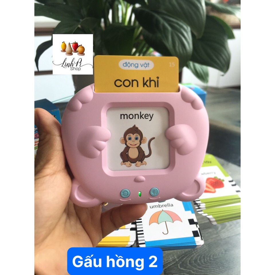 Máy đọc thẻ flashcard song ngữ Anh- Việt bảo hành 3 tháng