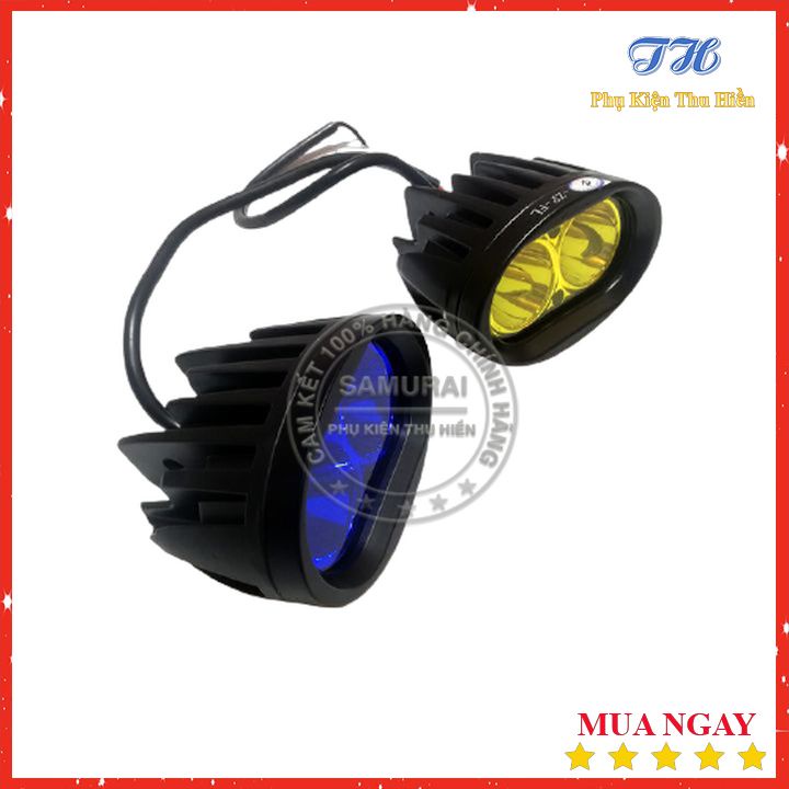 Đèn Trợ Sáng L2 Cho Xe Máy Tặng Kèm Pát Chân Kính