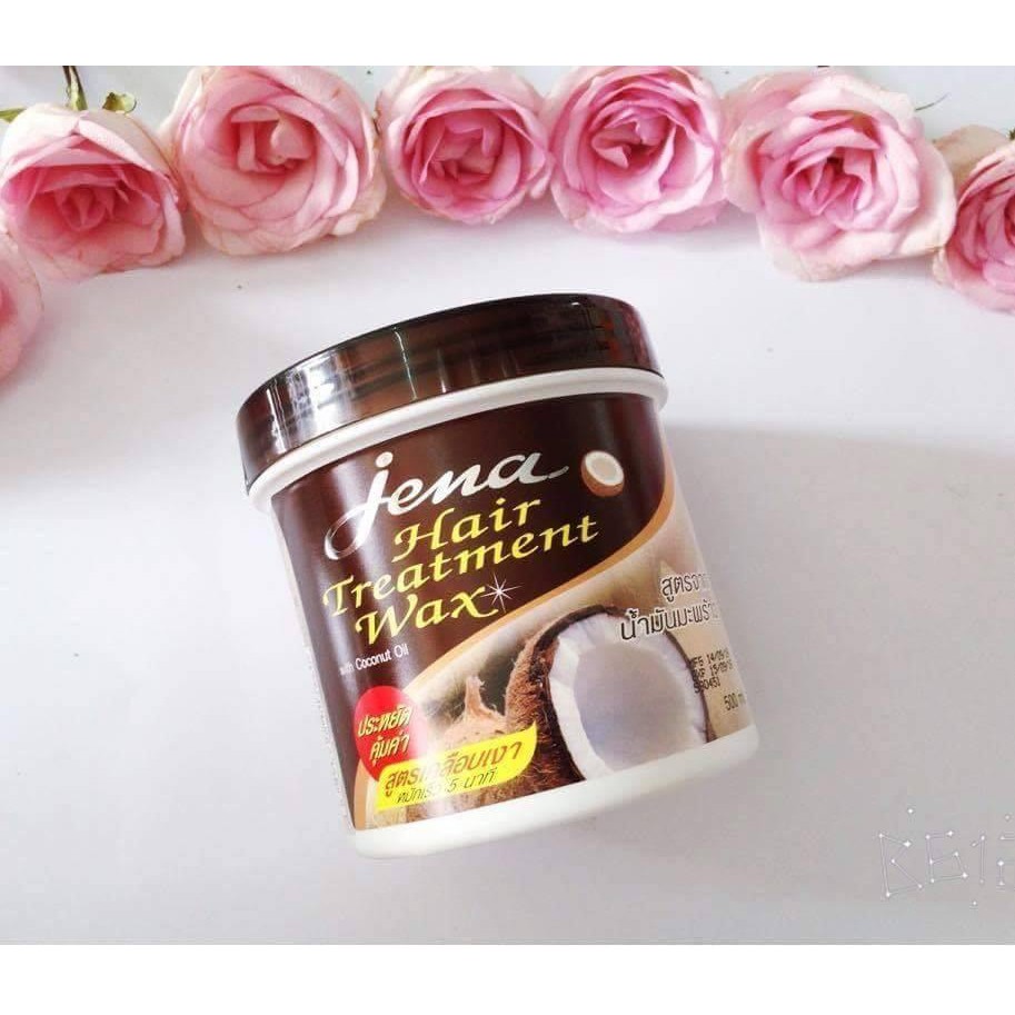 Kem ủ tóc dầu dừa , ủ tóc Bơ Jena hair treatment (Ủ Dừa Già) Thái Lan 500ml - D Ủ Tóc Jena Dừa