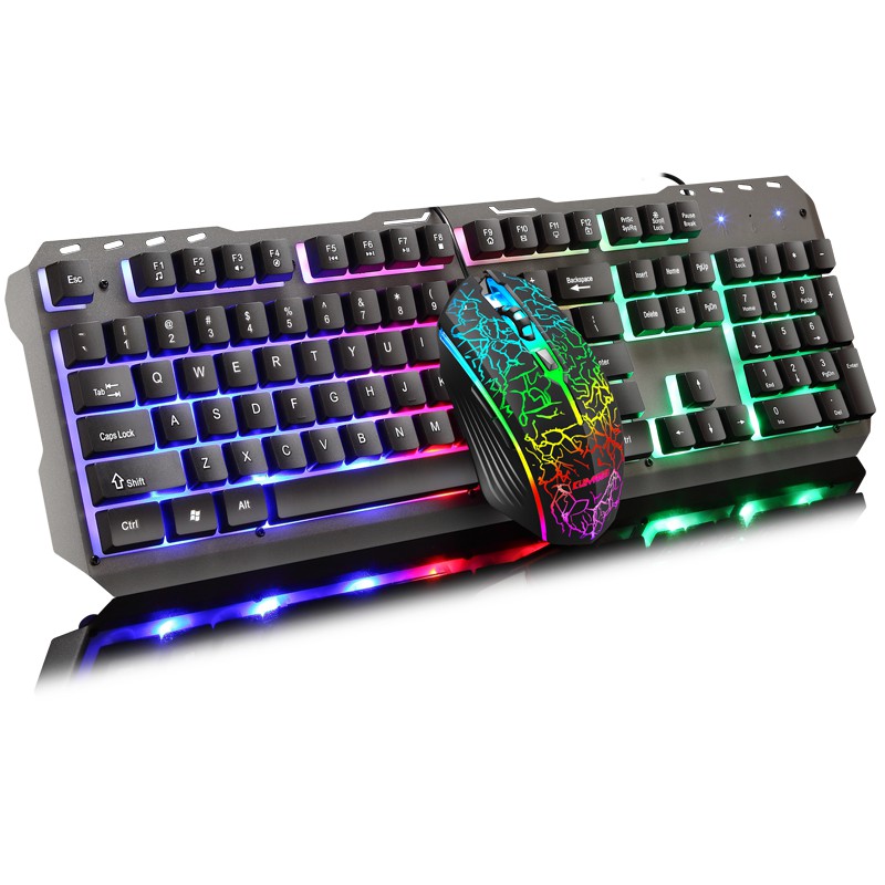 Bàn Phím Cơ Gaming Qwerty Kết Nối Bluetooth Không Dây Có Đèn Led Nền Phong Cách Punk