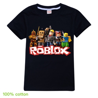 Roblox Họa Tiết In Hình Bé Gái Thời Trang Tee Áo Sơ Mi Trẻ Em Thường Ngày Mới Quần Áo Bé Trai Áo Trẻ Em Summrt Tay Ngắn Áo T Áo