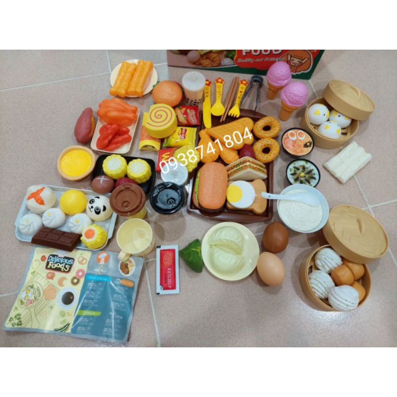 Bộ đồ chơi nấu ăn cho bé - Set đồ chơi DimSum nhựa ABS an toàn