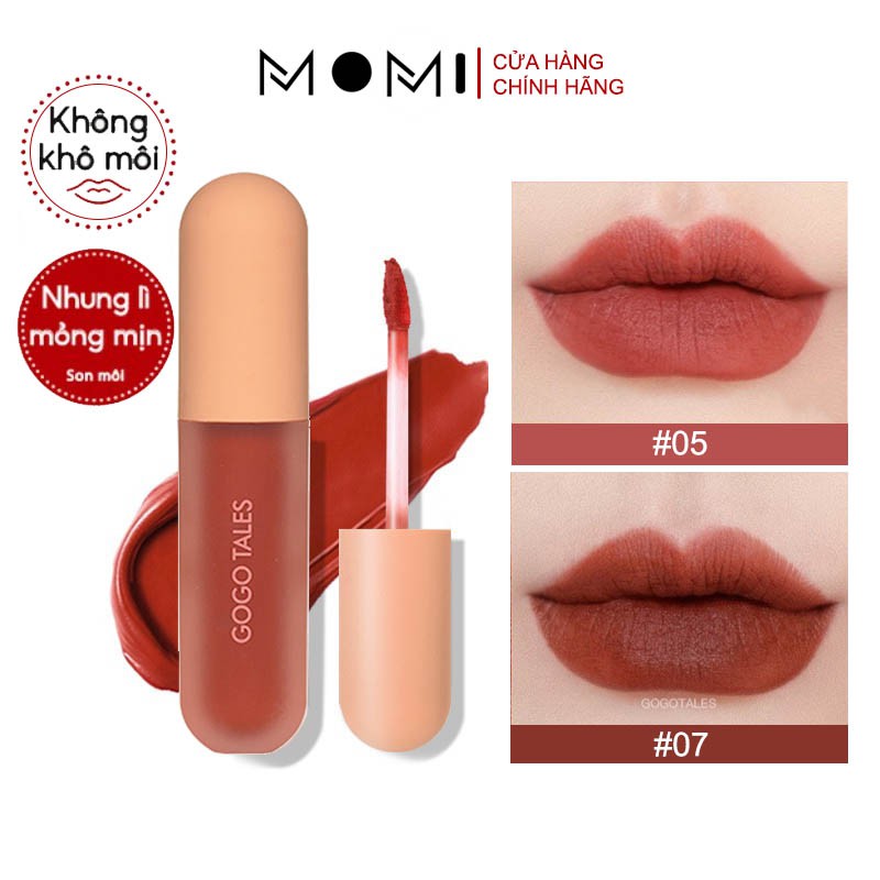 Son kem lì Gogo tales Ice Cream Lip Pure nội địa trung chính hãng  GT215