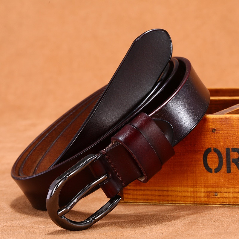 Thắt lưng da bò 115cm sang trọng cho nữ