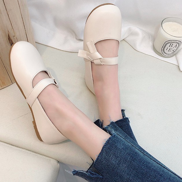 CONMEODENTAILOR Giày búp bê mũi tròn JULIA - BẢO HÀNH 1 THÁNG | BigBuy360 - bigbuy360.vn