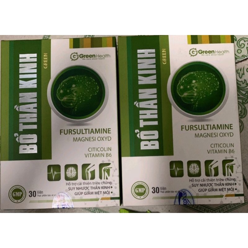 Bổ thần kinh Green Health hộp 30v