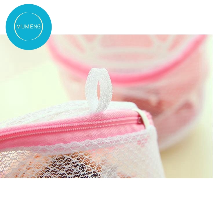 Túi lưới giặt đồ lót kích thước 16cm*16cm Túi lưu trữ đồ lót túi nữ cặp