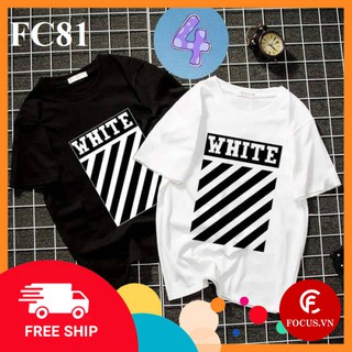 [Mã FC12G10 giảm 10k đơn 60k] Áo Phông In Logo WHITE(áo màu trắng)