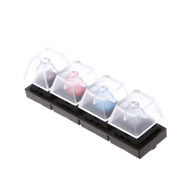 POOP Mechanical Keyboards Switch 4 Translucent Clear Black/Blue/Red/Brown  for Cherry MX