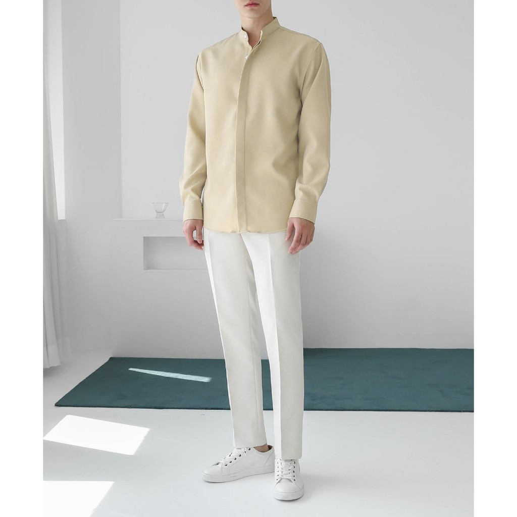 Áo sơ mi nam Double'D chất lụa vải mềm mịn SML03 | BigBuy360 - bigbuy360.vn