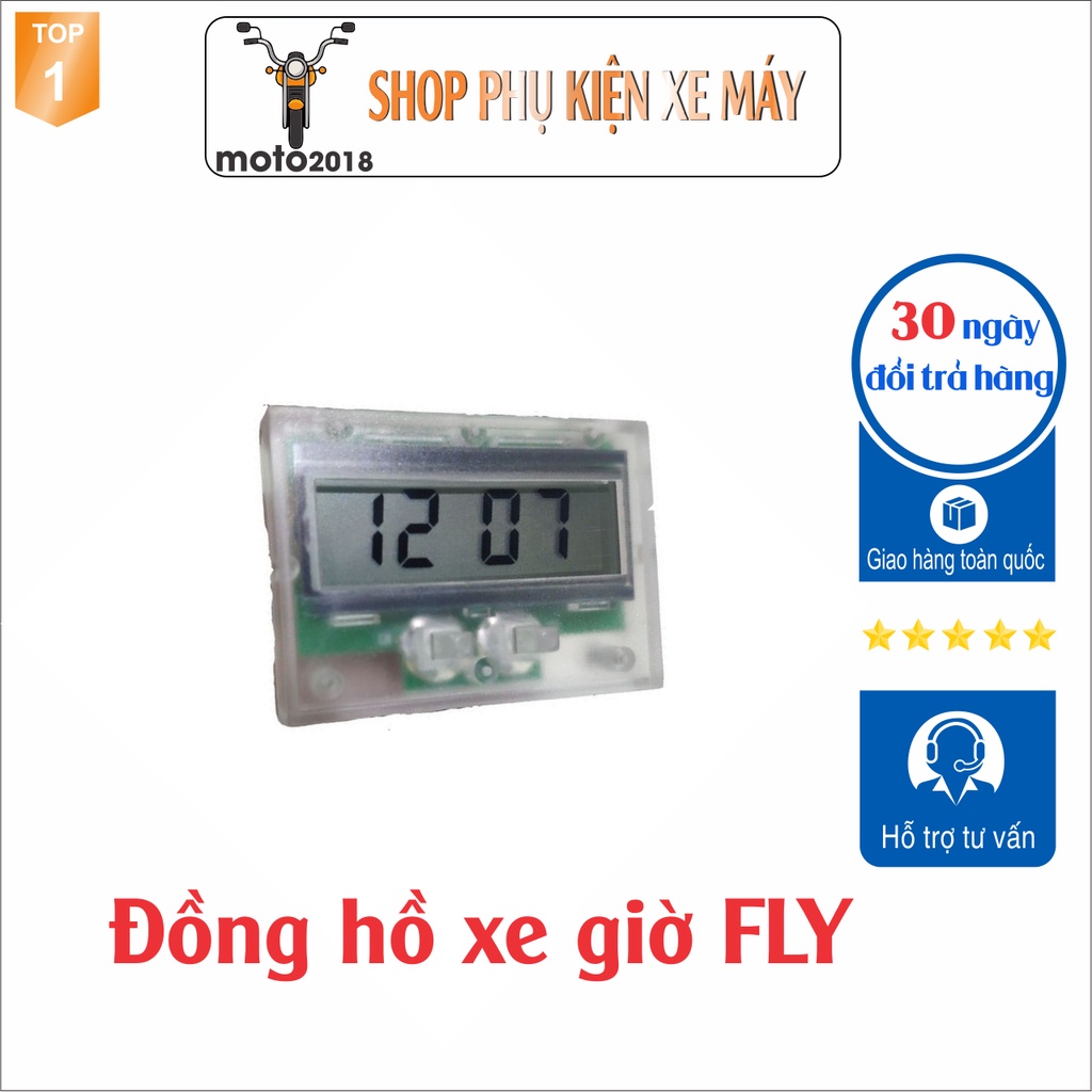 Đồng Hồ Điện Tử xem giờ gắn xe FLY - SPA-2900