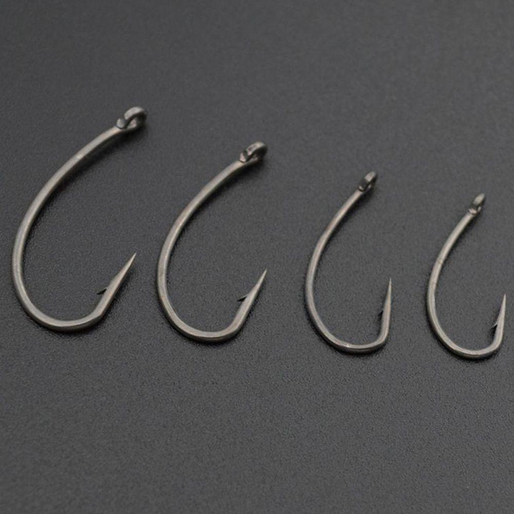 MUVAKO Set 50 Lưỡi Câu Cá Bằng Carbon Cao Cấp 8003