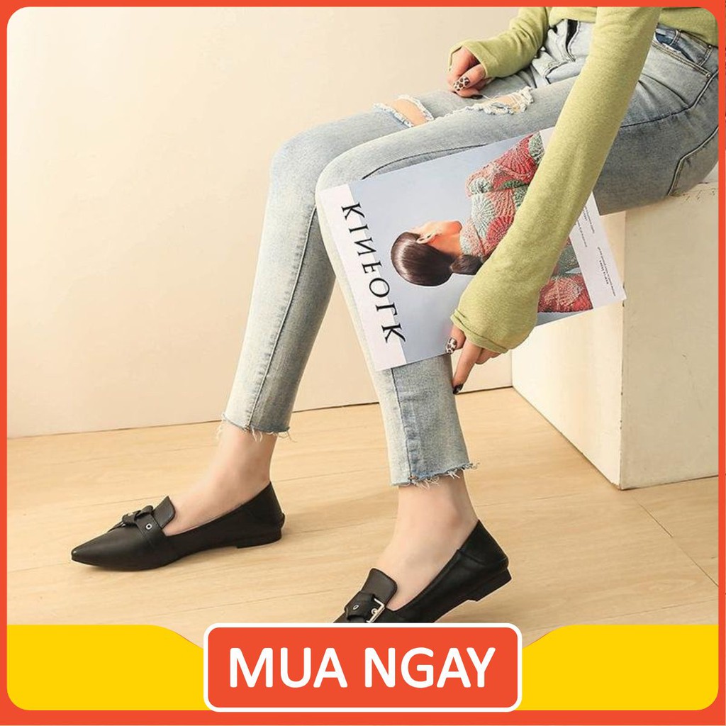 Giày Búp Bê Mũi Nhọn Phong Cách Công Sở Mã TH_B13