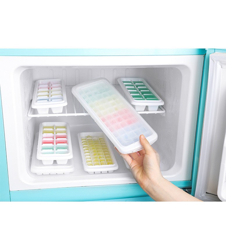 Khay Làm Đá Viên có nắp HÀNG CAO CẤP