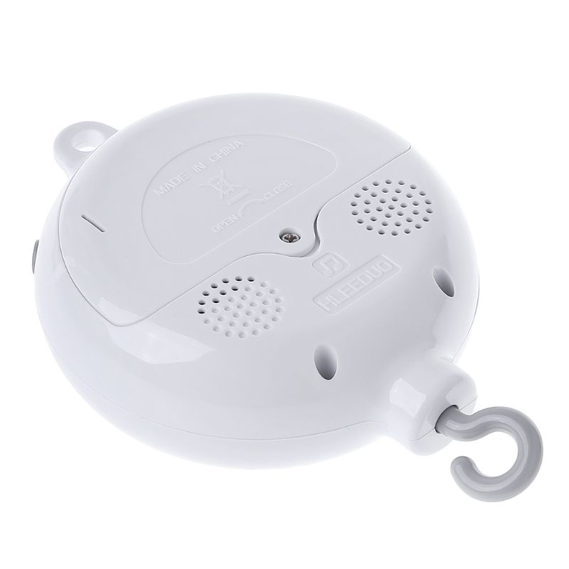 Hộp nhạc di động dạng xoay 35 bài hát đặt trong giường cũi dành cho trẻ sơ sinh