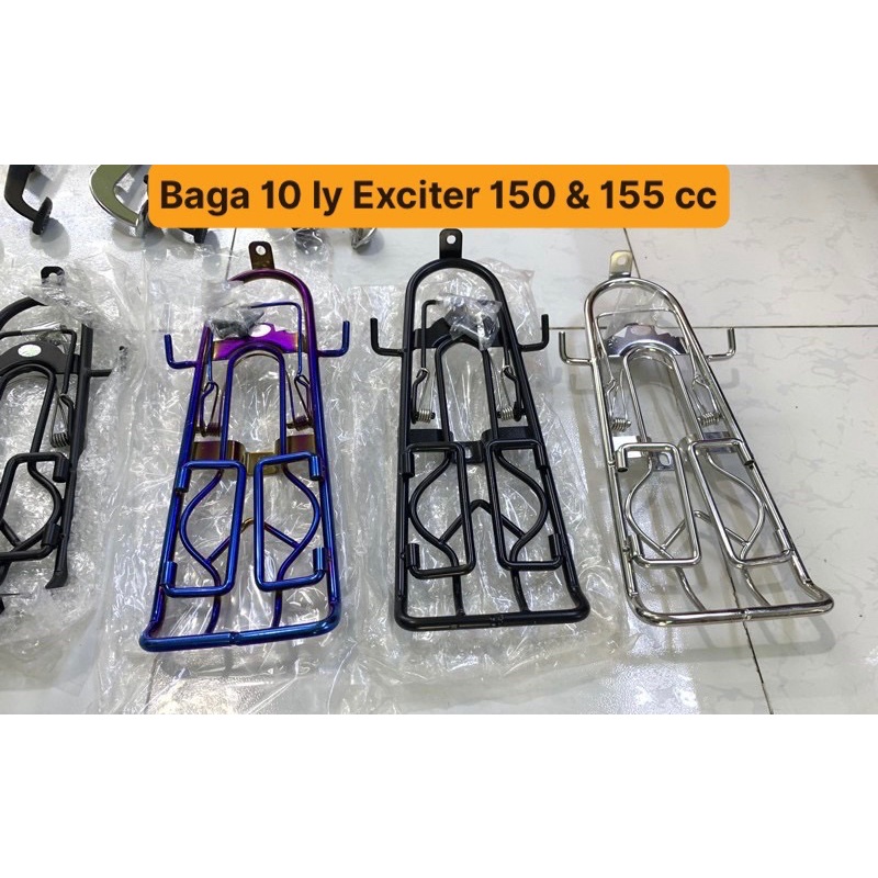 Baga 10 ly Exciter 150 155 cc - Lườn giữa Ex 150 155 cực dày và chắc chắn - Đèn xe Việt