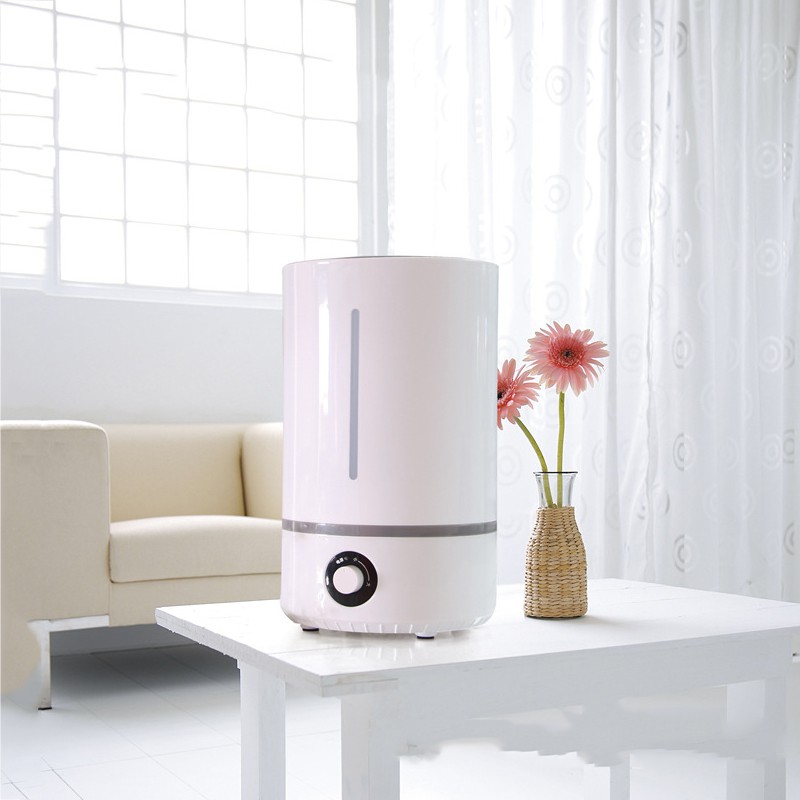 Máy tạo ẩm không khí HUMIDIFIER [Công suất lớn], Dung tích 6 lít, có lõi lọc bằng than hoạt tính.AKIKO_Vietnam