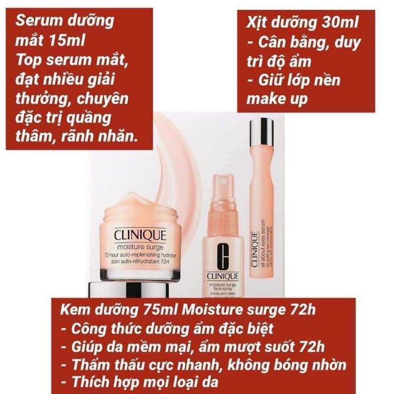 Set dưỡng Clinque