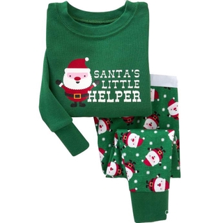 Bộ Đồ Mặc Ở Nhà In Hình Ông Già Noel Cho Trẻ Em