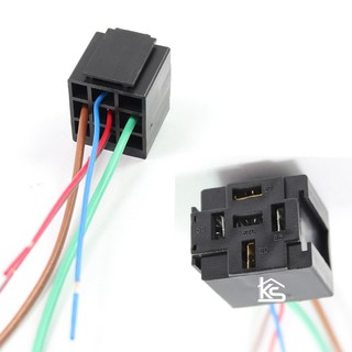 Đuôi cắm nhựa relay 5 chân dùng trên ô tô, xe máy