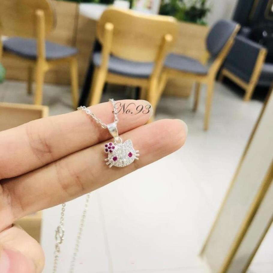 Dây chuyền bạc cho bé gái hình Hello Kitty -Trang sức TNC Jewellery