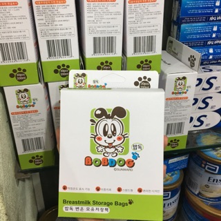 Túi trữ sữa hàn quốc bobdog 30 túi