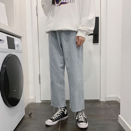 [009] _Quần Jean Nam  Ống Rộng Baggy  Unisex  Phong Cách Bụi (Mã Số :Quần Jean Nam Đen,Quần Jean Nam | BigBuy360 - bigbuy360.vn