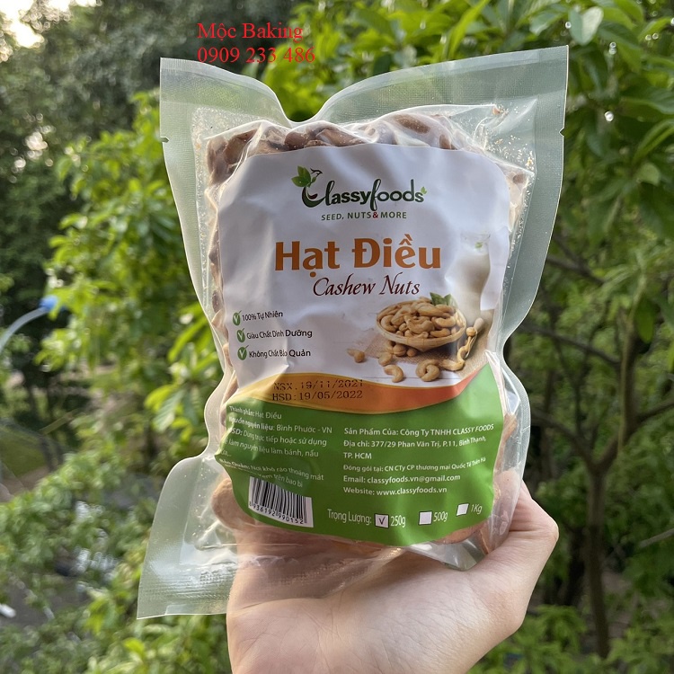 Hạt điều rang chín Việt Nam 100gr, 250gr