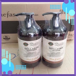 Cặp dầu gội Colagen Mefaso (850ml x2)