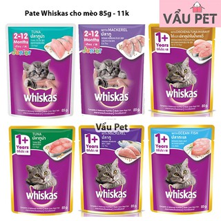 Pate Whiskas gói 85g - Pate cho mèo