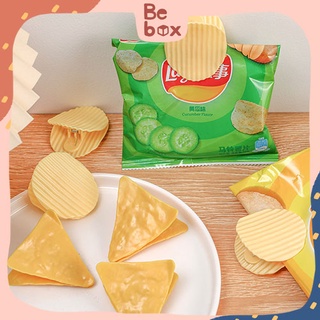 Kẹp tóc mô phỏng hình bim bim vui nhộn đủ các hình