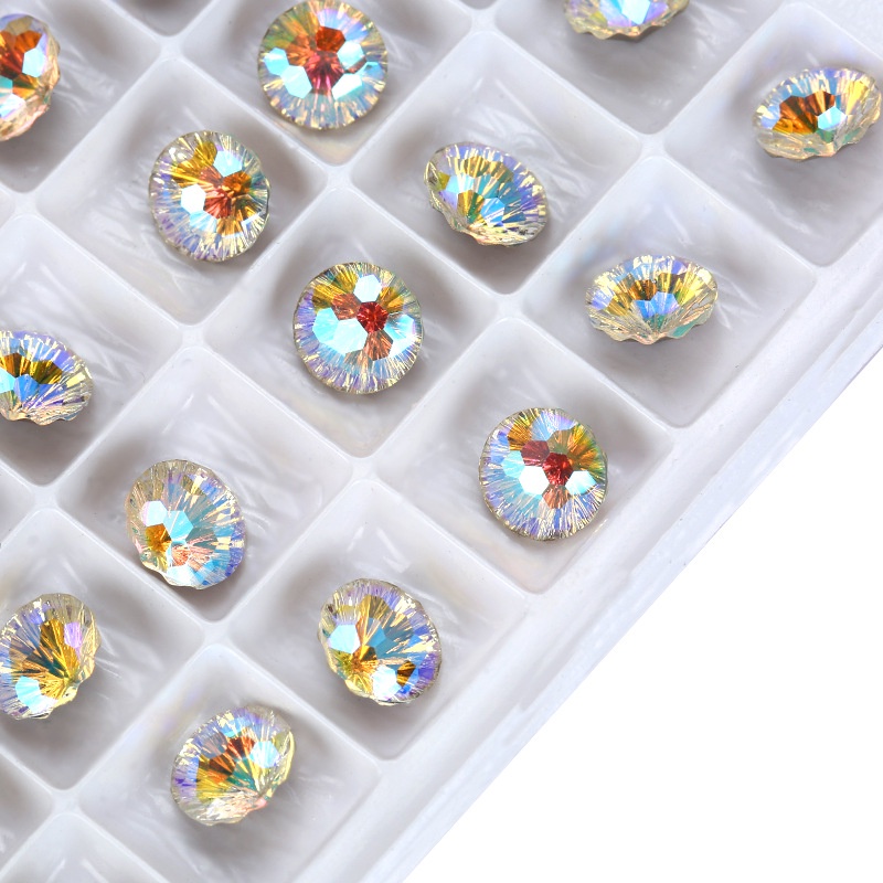 Set 42 Viên Đá 8*8 Đính Móng Tay Trang Trí Kính