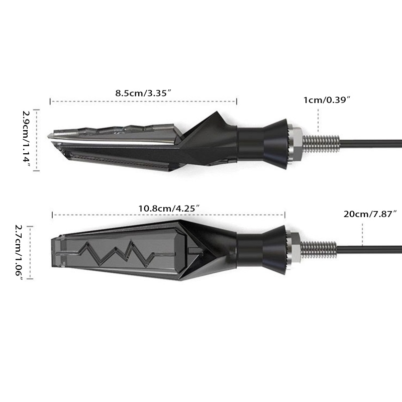 Bộ 2 Đèn Tín Hiệu Chuyên Nghiệp Cho Xe Mô Tô