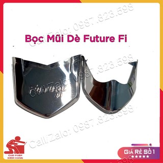 Ốp  Mỏ Dè Trước Sau Xe Future Fi ( Xi inox Trắng)