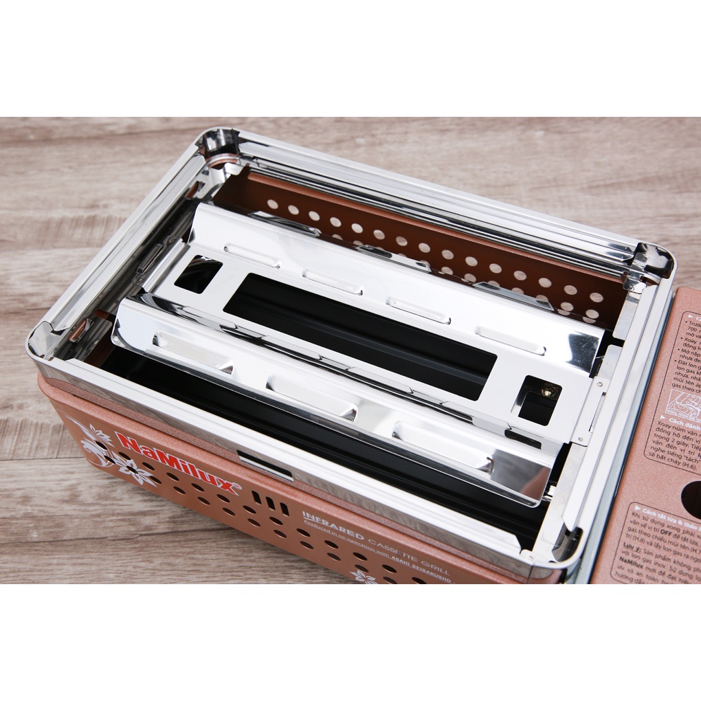 Bếp nướng gas mini hồng ngoại Namilux NA-24N, Bếp nướng ngoài trời Namilux, An toàn sử dụng đa năng