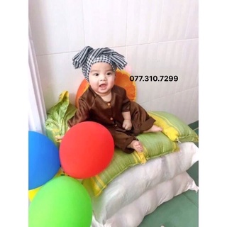 bộ quần áo bà ba cho bé trai bé gái ( đủ size- đủ màu) chất lụa siêu mát
