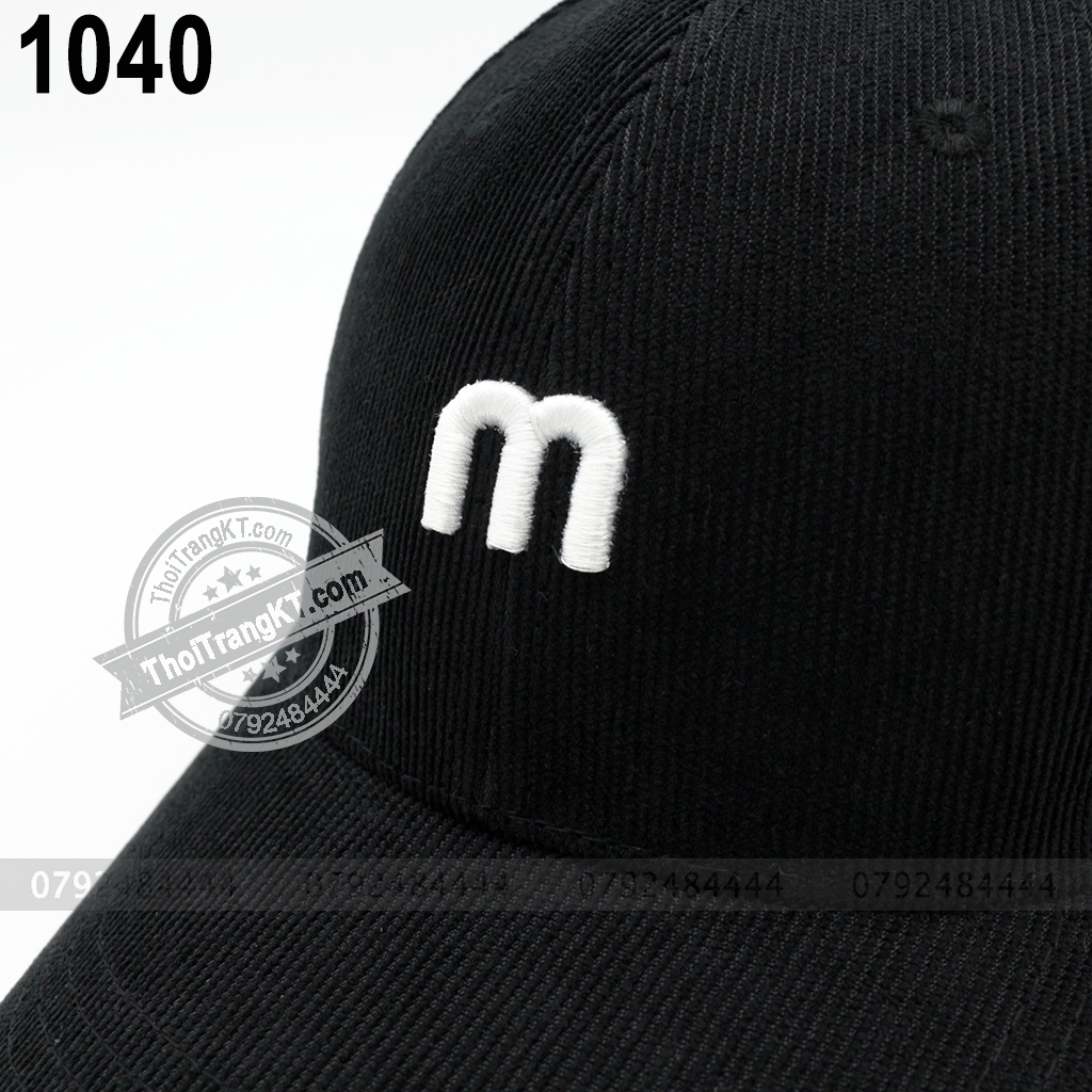 Mũ lưỡi trai ❤️ Nón kết thêu chữ phong cách Ulzzang form unisex nam nữ N01