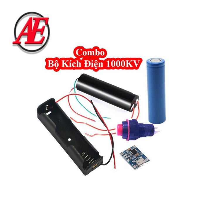Combo Máy đánh lửa 1000KV và Phụ Kiện