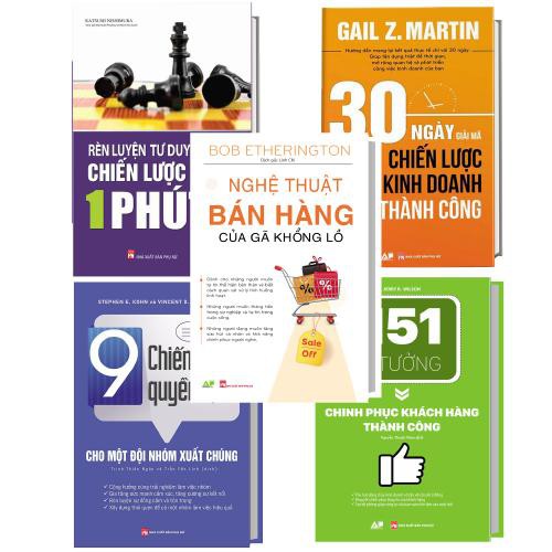 Sách - Combo Bi Kíp Chiến Lược Gia KInh Doanh Bán Hàng (5 Cuốn)