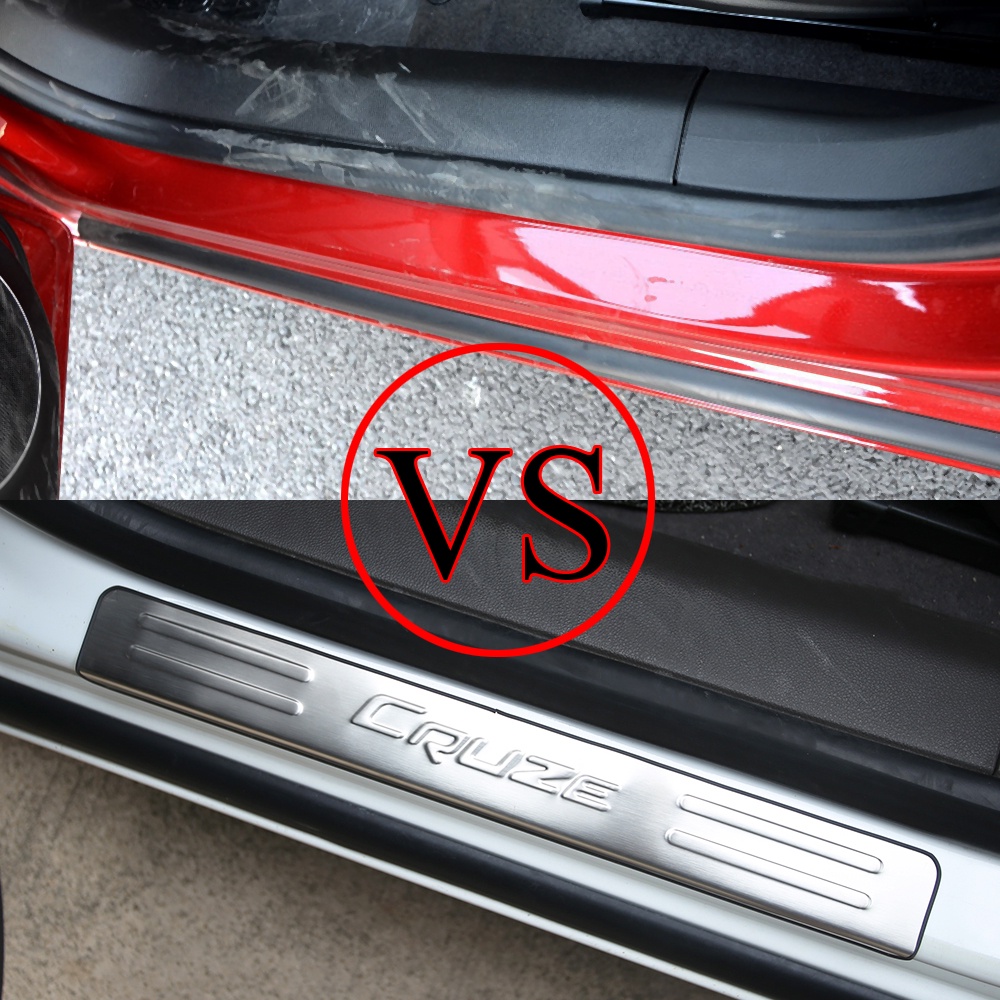 Bộ 4 Tấm Chắn Cửa Bằng Thép Không Gỉ Cho Chevrolet Cruze 2009 2010 2011 2012 2013 2014 Acc