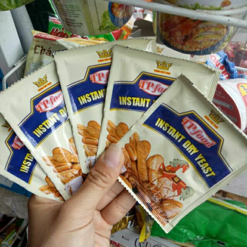 Men nở.bột nở làm bánh gói 5g