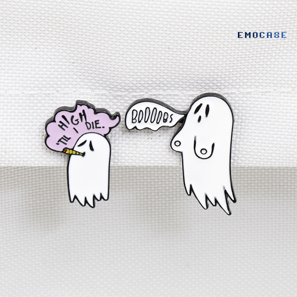 Ghim Cài Áo Hình Ma Halloween Dễ Thương