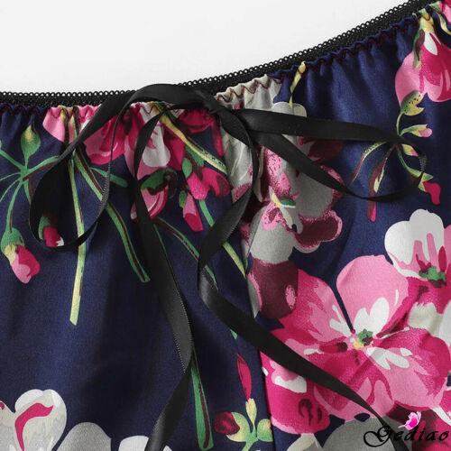 Bộ đồ lót ngủ vải satin phối ren gợi cảm cho nữ | BigBuy360 - bigbuy360.vn